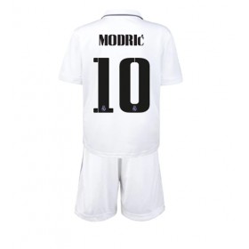 Baby Fußballbekleidung Real Madrid Luka Modric #10 Heimtrikot 2022-23 Kurzarm (+ kurze hosen)